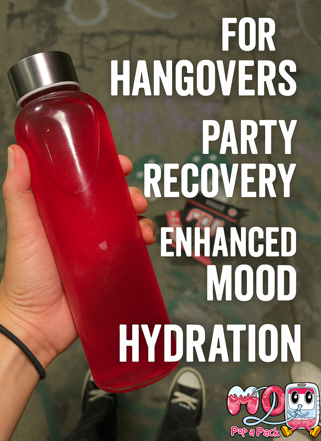 M2O Pop A Pack™ – Red Dreams Electrolyte Drink Mix (Watermelon Slushie) | Zero Sugar | Hydration & Recovery