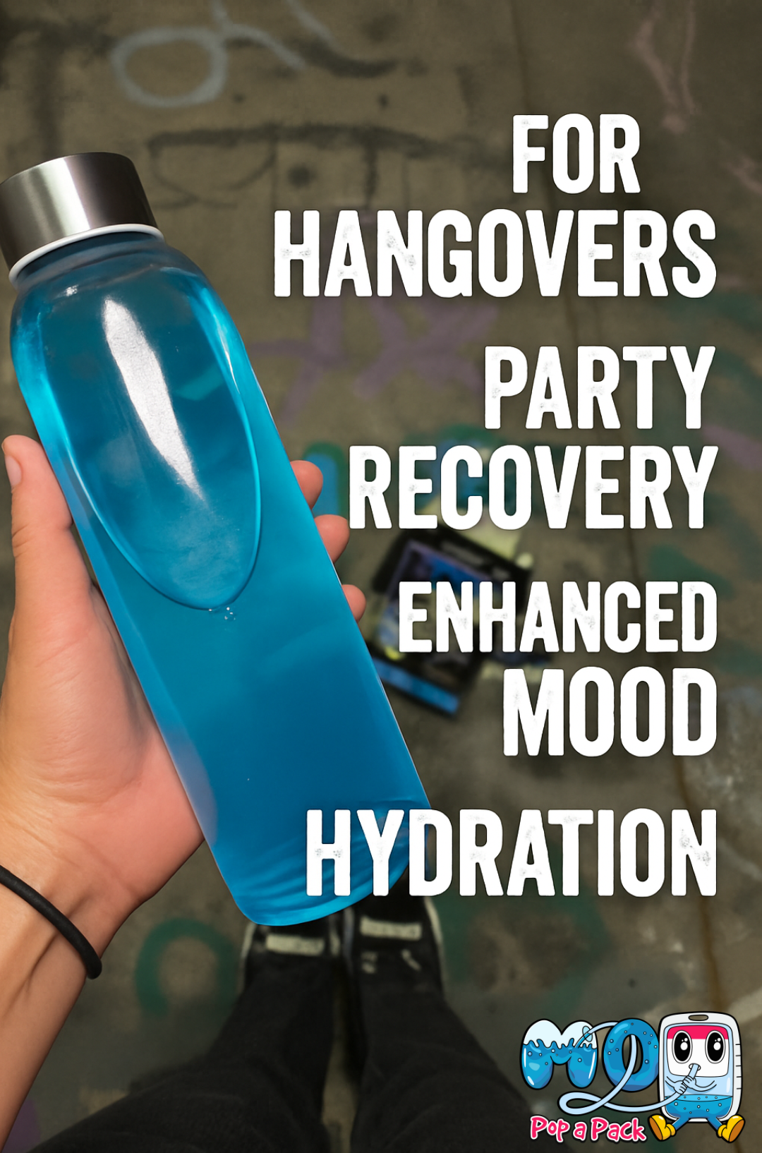 M2O Pop A Pack™ – Blue Dreams Electrolyte Drink Mix (Blue Razz) | Zero Sugar | Hydration & Recovery