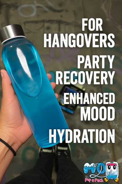 M2O Pop A Pack™ – Blue Dreams Electrolyte Drink Mix (Blue Razz) | Zero Sugar | Hydration & Recovery